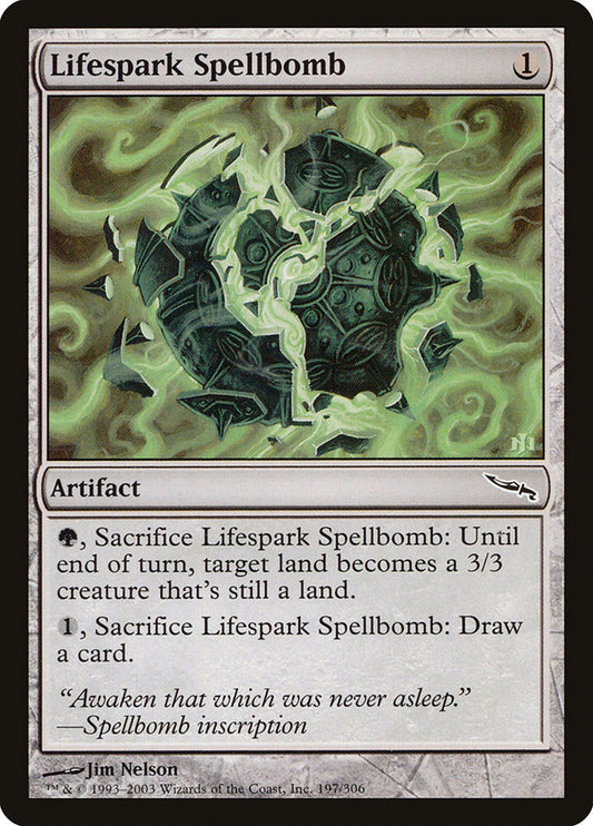 MTG Card Title: Lifespark Spellbomb MRD/197