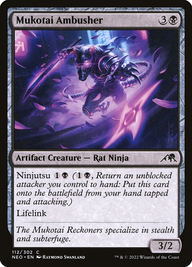 MTG Card Title: Mukotai Ambusher NEO/112