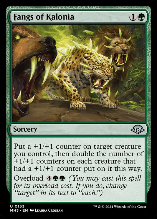 MTG Card Title: Fangs of Kalonia MH3/153