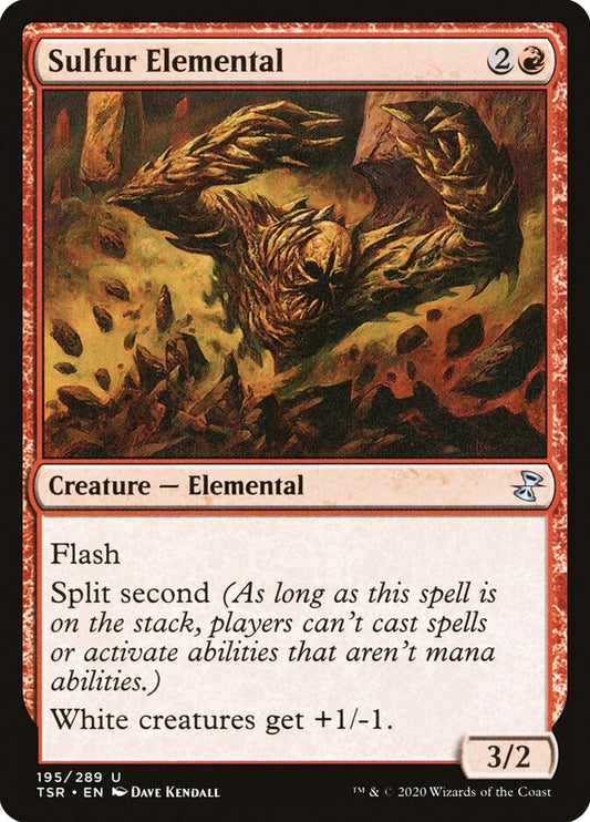 MTG Card Title: Sulfur Elemental TSR/195