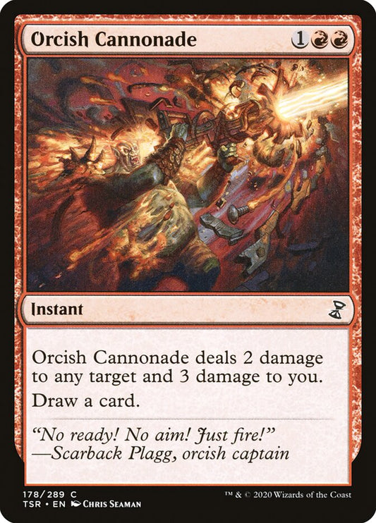 MTG Card Title: Orcish Cannonade TSR/178