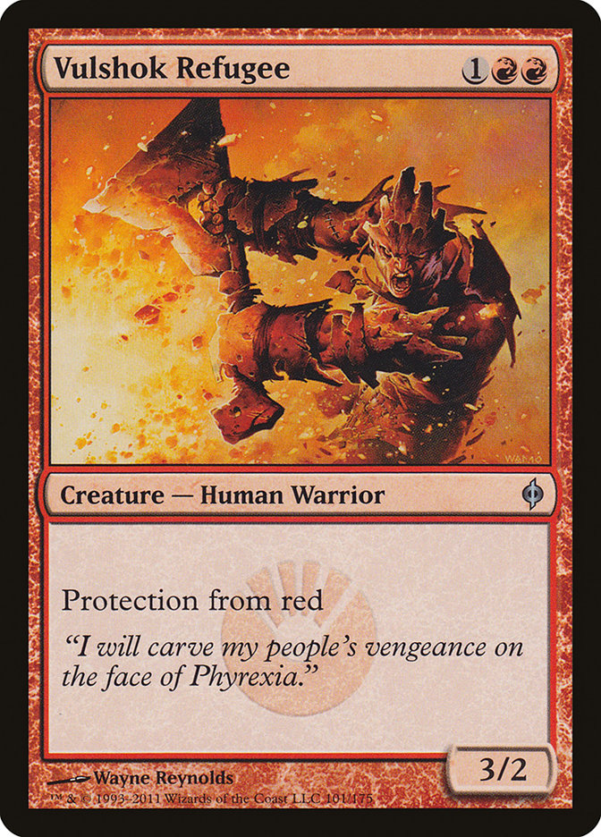 MTG Card Title: Vulshok Refugee NPH/101