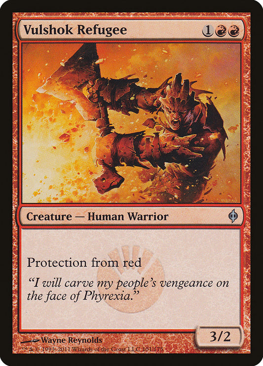 MTG Card Title: Vulshok Refugee NPH/101