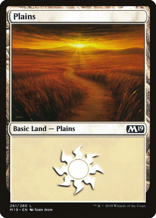 MTG Card Title: Plains M19/261