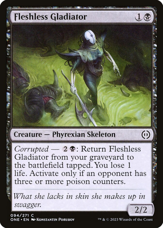 MTG Card Title: Fleshless Gladiator ONE/94