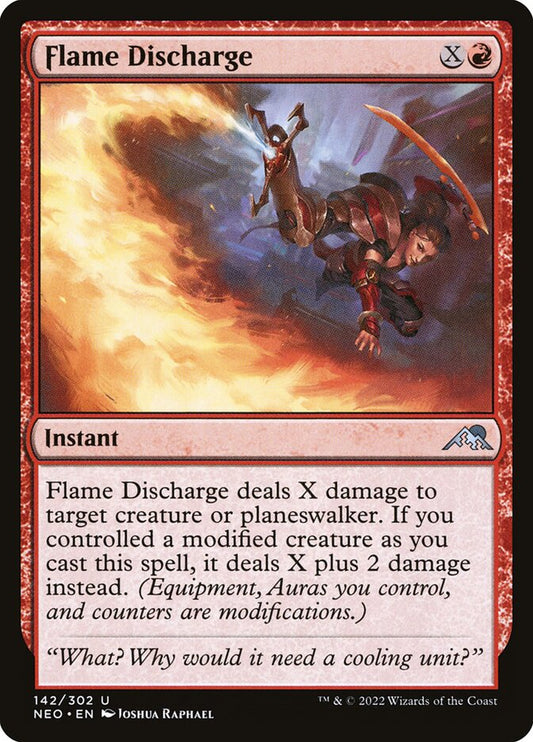 MTG Card Title: Flame Discharge NEO/142
