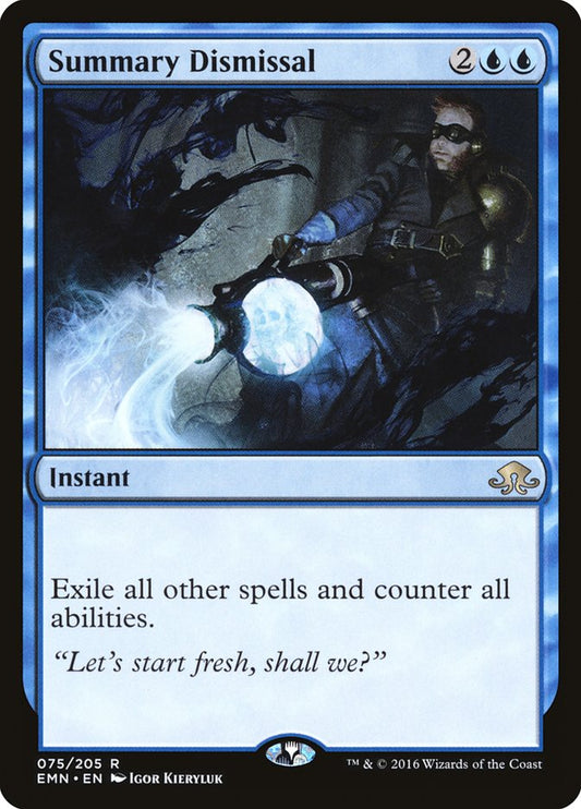 MTG Card Title: Summary Dismissal EMN/75