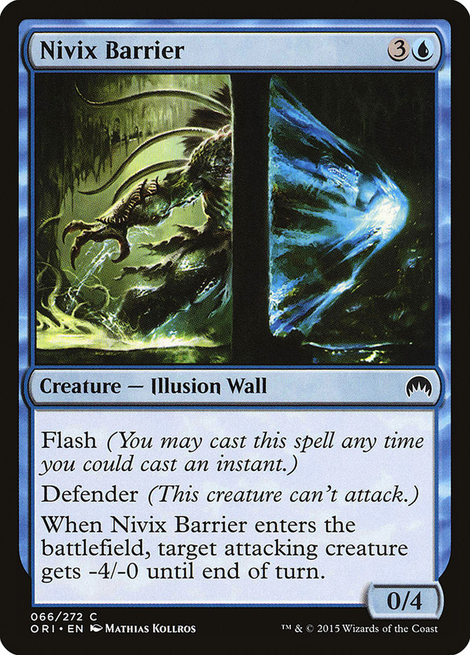 MTG Card Title: Nivix Barrier ORI/66