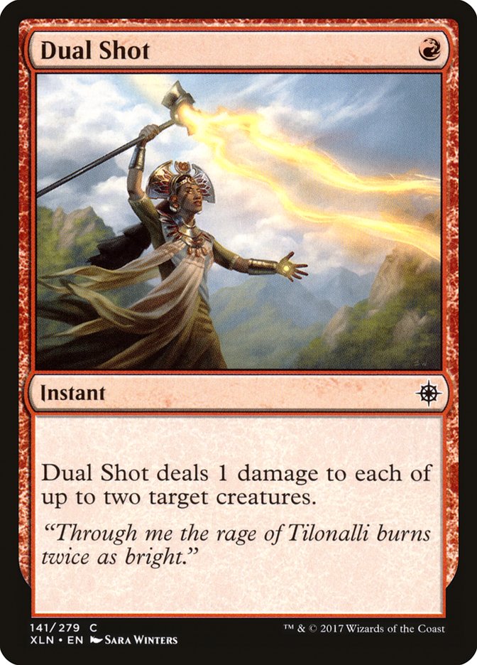 MTG Card Title: Dual Shot XLN/141