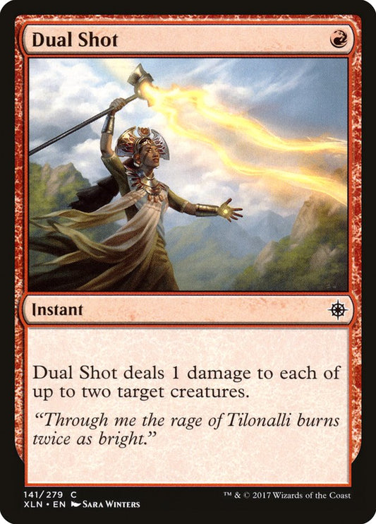 MTG Card Title: Dual Shot XLN/141