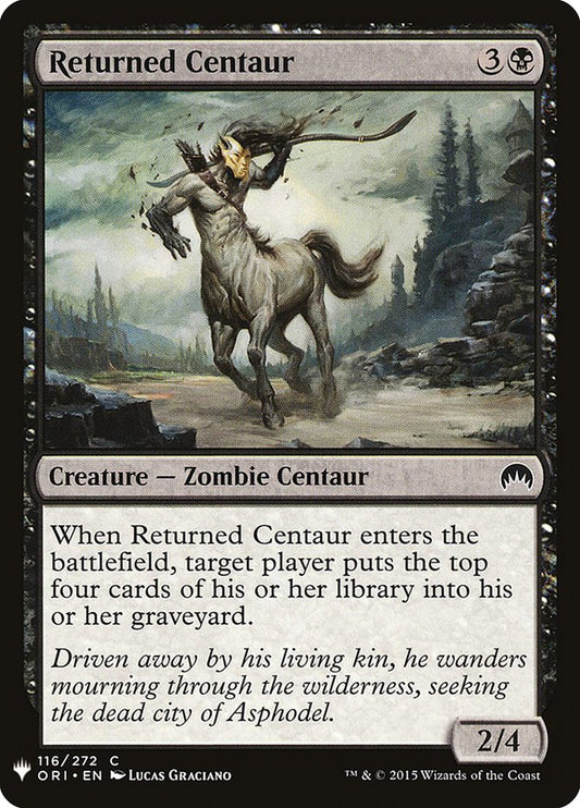 MTG Card Title: Returned Centaur PLST/ORI-116