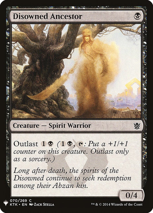 MTG Card Title: Disowned Ancestor PLST/KTK-70