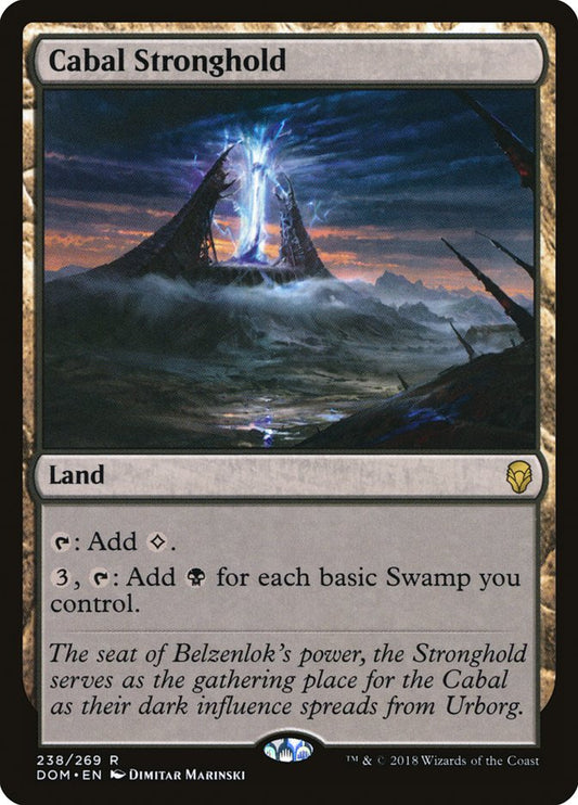 MTG Card Title: Cabal Stronghold DOM/238