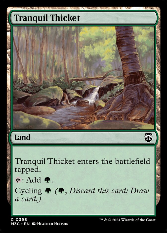 MTG Card Title: Tranquil Thicket M3C/398