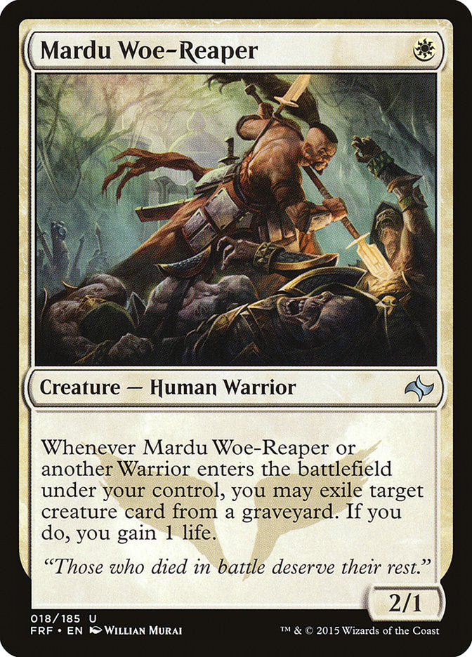 MTG Card Title: Mardu Woe-Reaper FRF/18