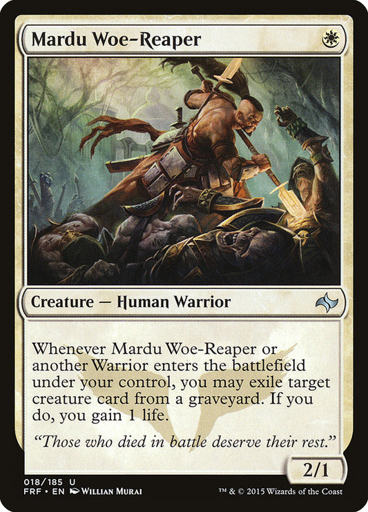 MTG Card Title: Mardu Woe-Reaper FRF/18