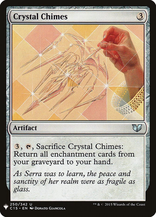 MTG Card Title: Crystal Chimes PLST/C15-250