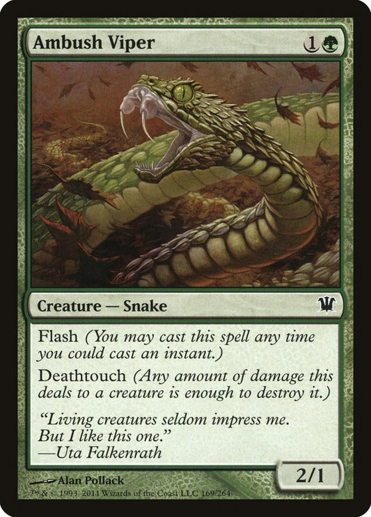 MTG Card Title: Ambush Viper ISD/169