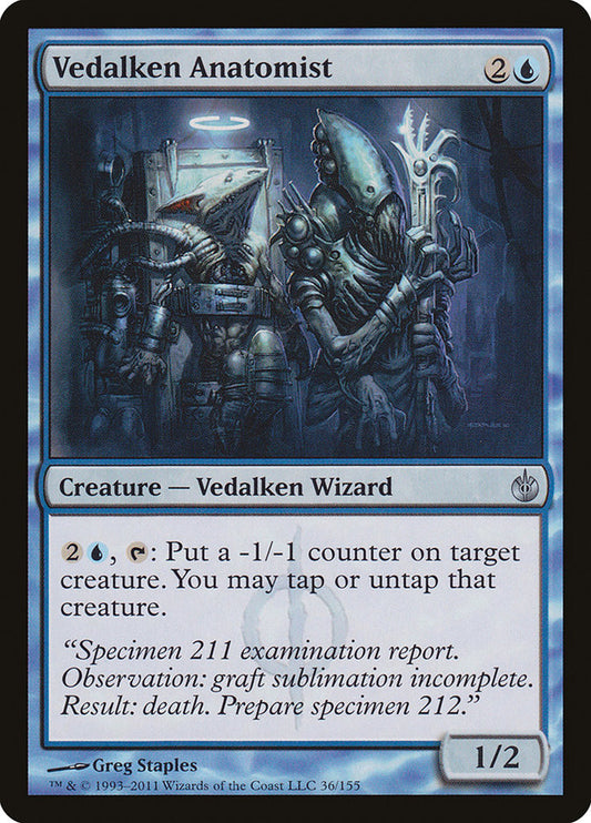 MTG Card Title: Vedalken Anatomist MBS/36