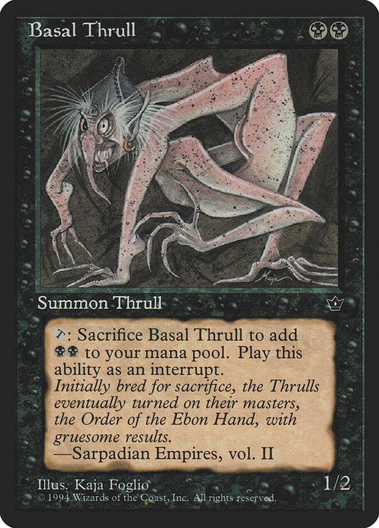 MTG Card Title: Basal Thrull FEM/34a