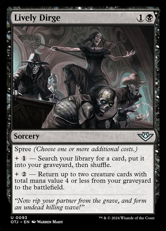 MTG Card Title: Lively Dirge OTJ/93
