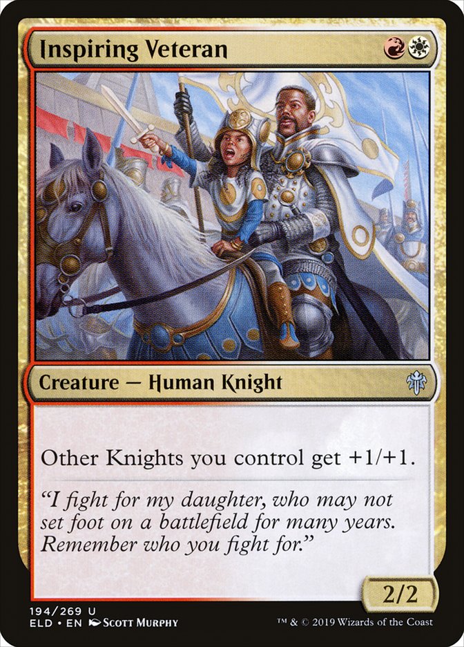 MTG Card Title: Inspiring Veteran ELD/194
