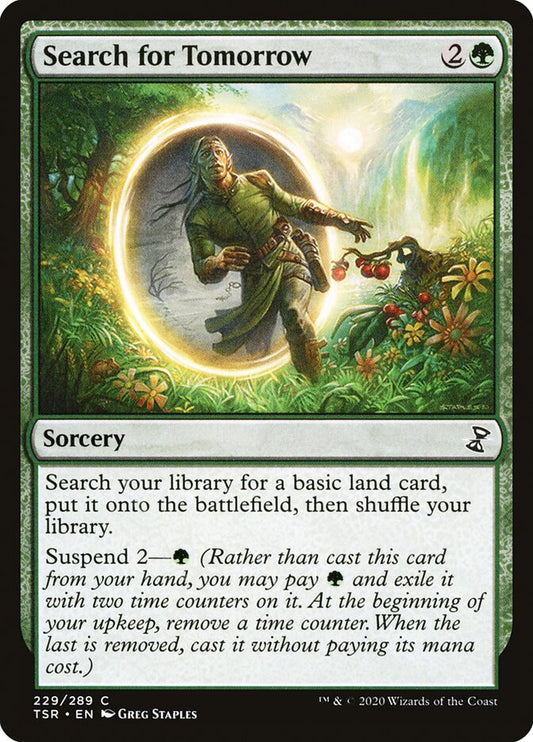 MTG Card Title: Search for Tomorrow TSR/229