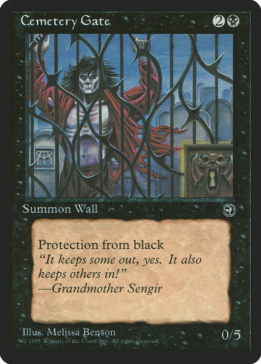 MTG Card Title: Cemetery Gate HML/44a
