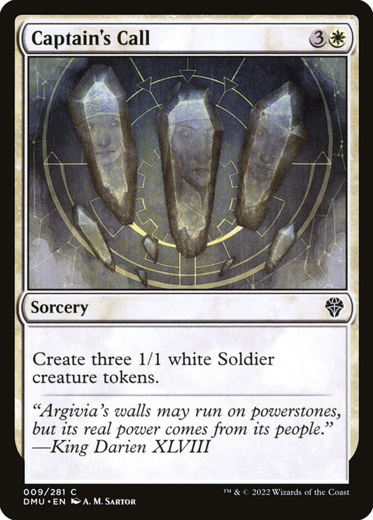 MTG Card Title: Captain's Call DMU/9