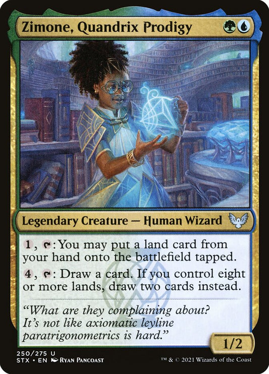 MTG Card Title: Zimone, Quandrix Prodigy STX/250