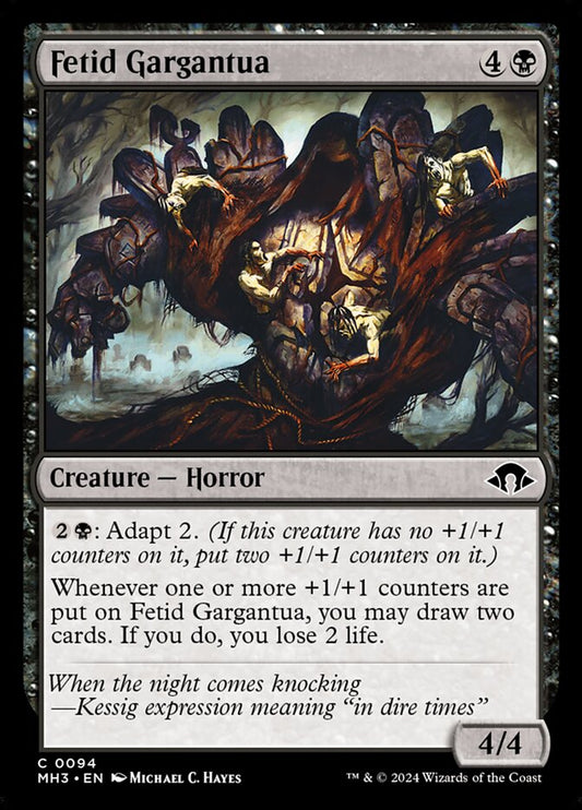 MTG Card Title: Fetid Gargantua MH3/94