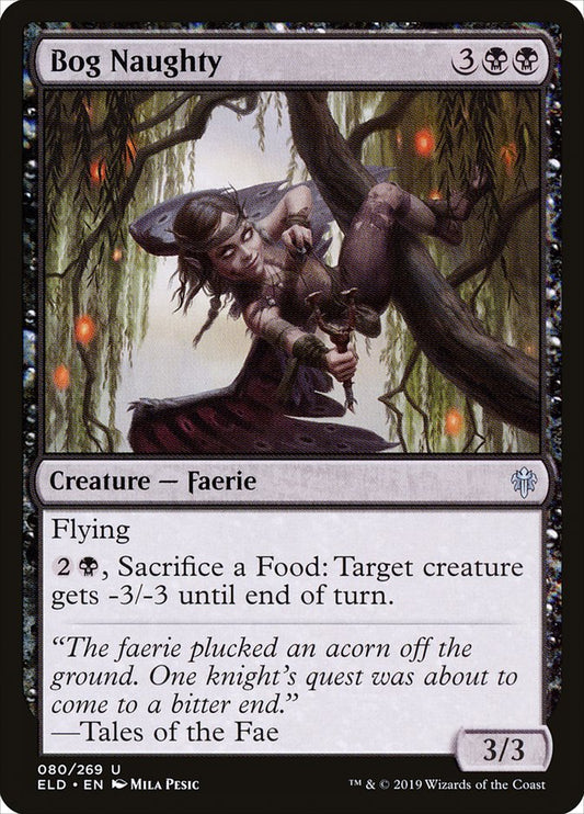 MTG Card Title: Bog Naughty ELD/80
