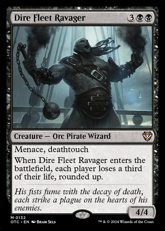 MTG Card Title: Dire Fleet Ravager OTC/132