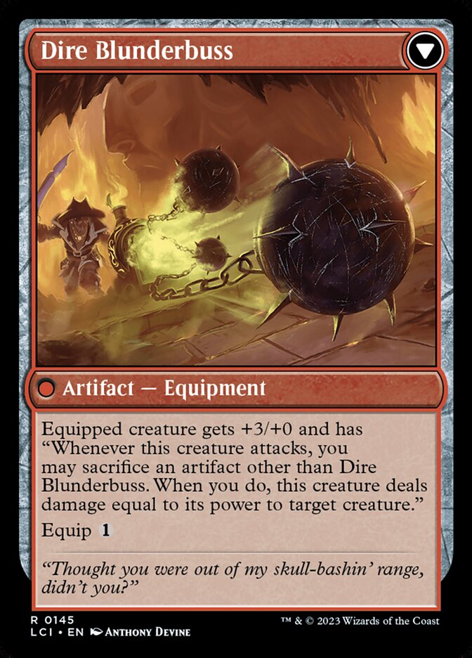 Dire Flail // Dire Blunderbuss LCI/145