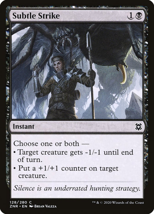 MTG Card Title: Subtle Strike ZNR/128