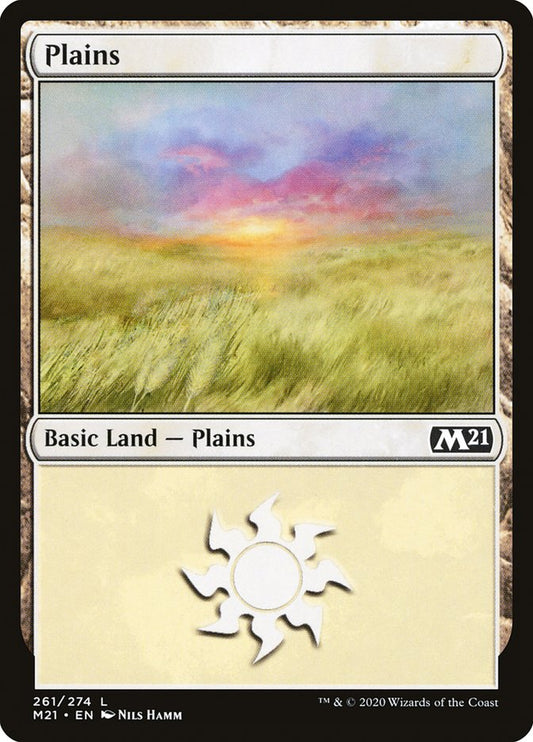MTG Card Title: Plains M21/261