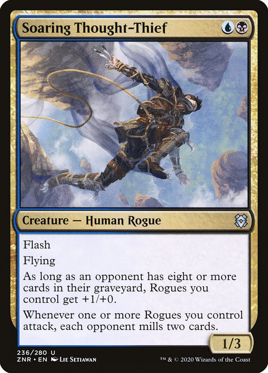 MTG Card Title: Soaring Thought-Thief ZNR/236