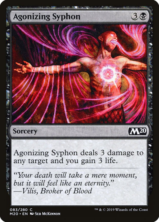 MTG Card Title: Agonizing Syphon M20/83