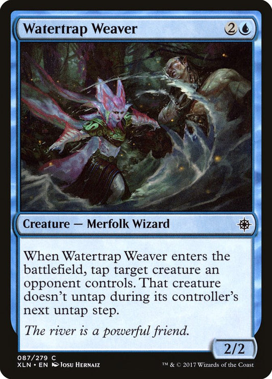 MTG Card Title: Watertrap Weaver XLN/87