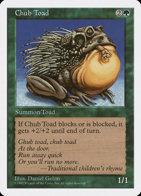 MTG Card Title: Chub Toad 5ED/283