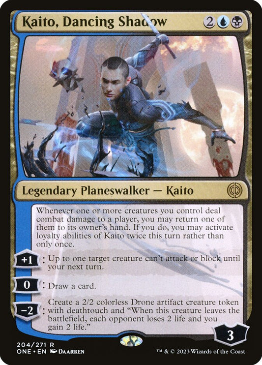 MTG Card Title: Kaito, Dancing Shadow ONE/204