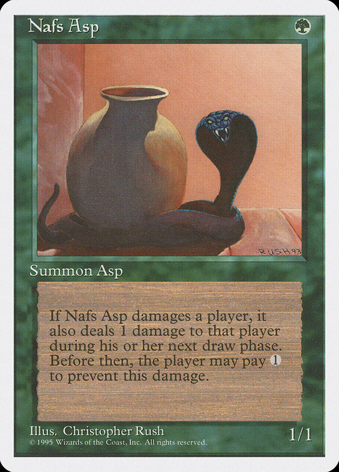 MTG Card Title: Nafs Asp 4ED/264