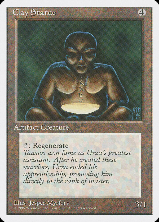 MTG Card Title: Clay Statue 4ED/305