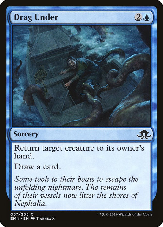 MTG Card Title: Drag Under EMN/57