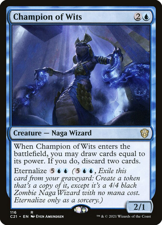MTG Card Title: Champion of Wits C21/116