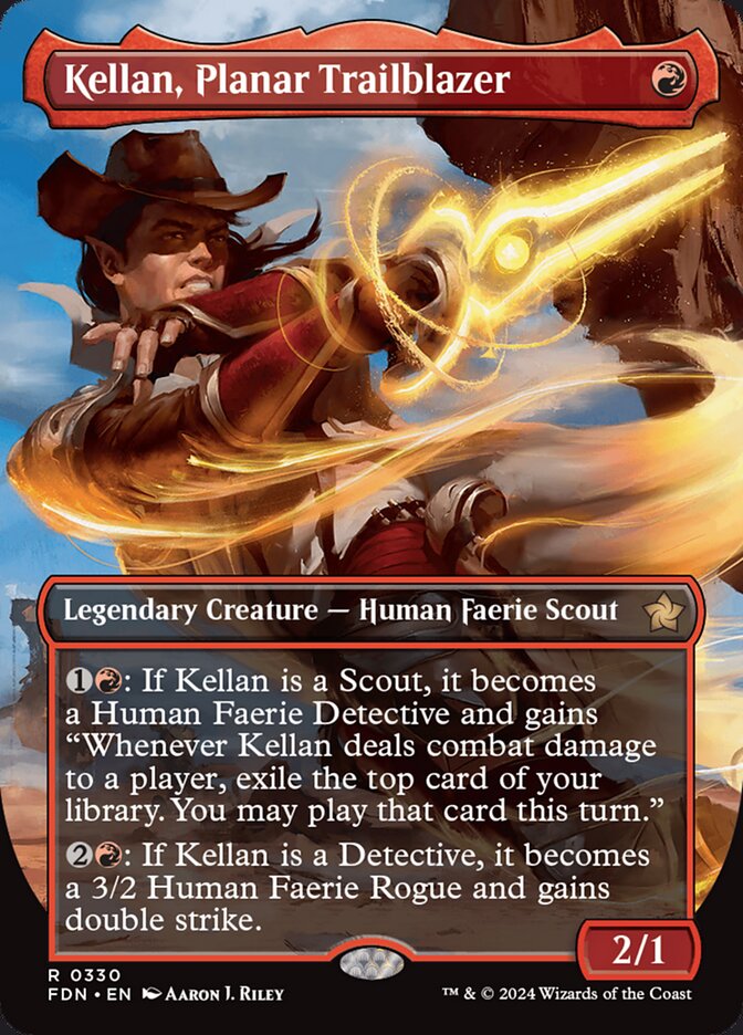 MTG Card Title: Kellan, Planar Trailblazer FDN/330