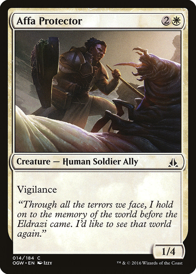 MTG Card Title: Affa Protector OGW/14