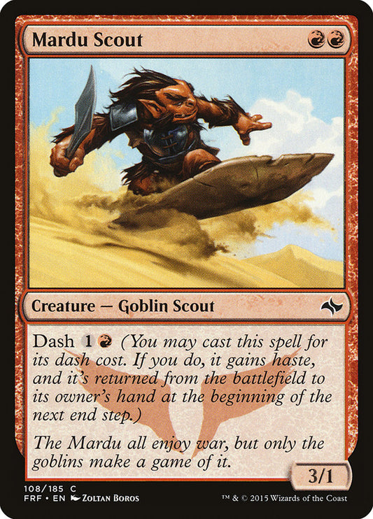 MTG Card Title: Mardu Scout FRF/108