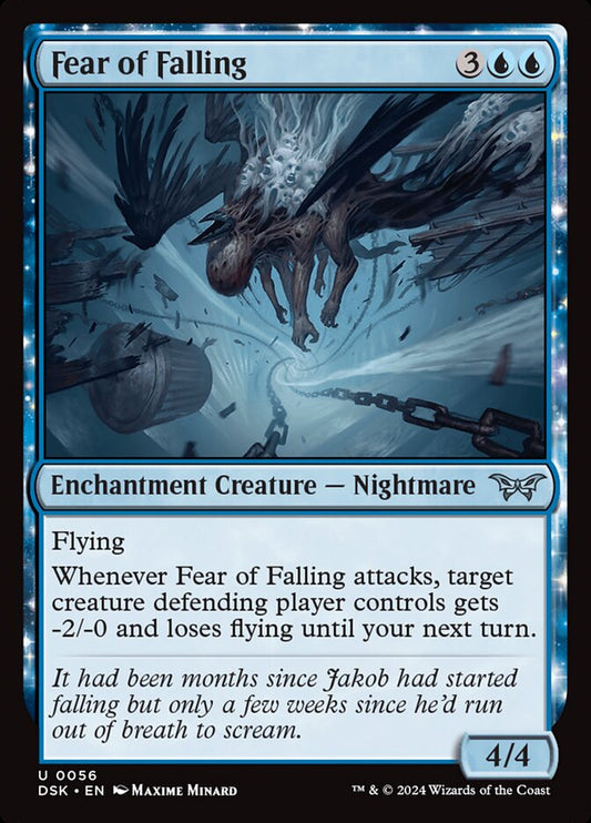 MTG Card Title: Fear of Falling DSK/56