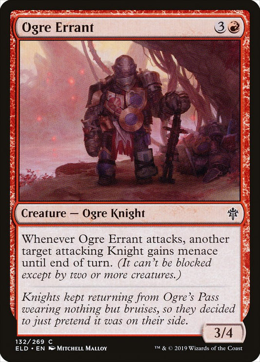 MTG Card Title: Ogre Errant ELD/132